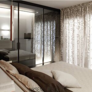 Интериор с червен акцент