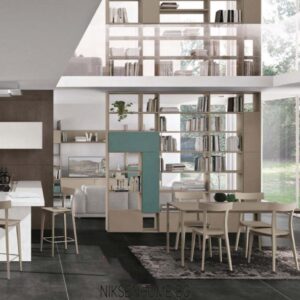 Капри - интериор с библиотека и трапезария