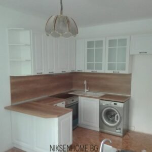 Ретро кухня в бяло Калма Интериор Студио