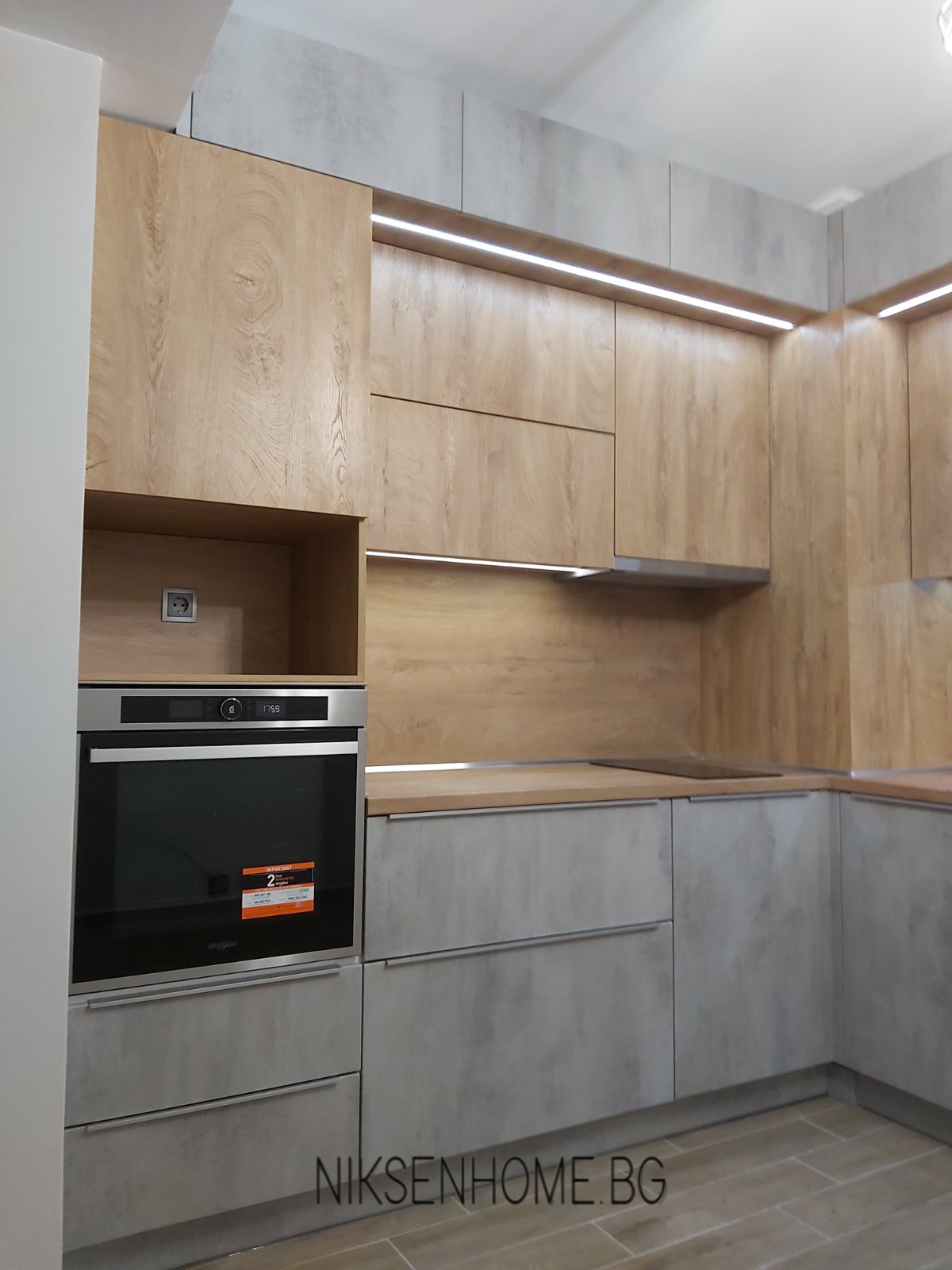 Бетонена топлина - Модерна кухня в индустриален стил - Image 5