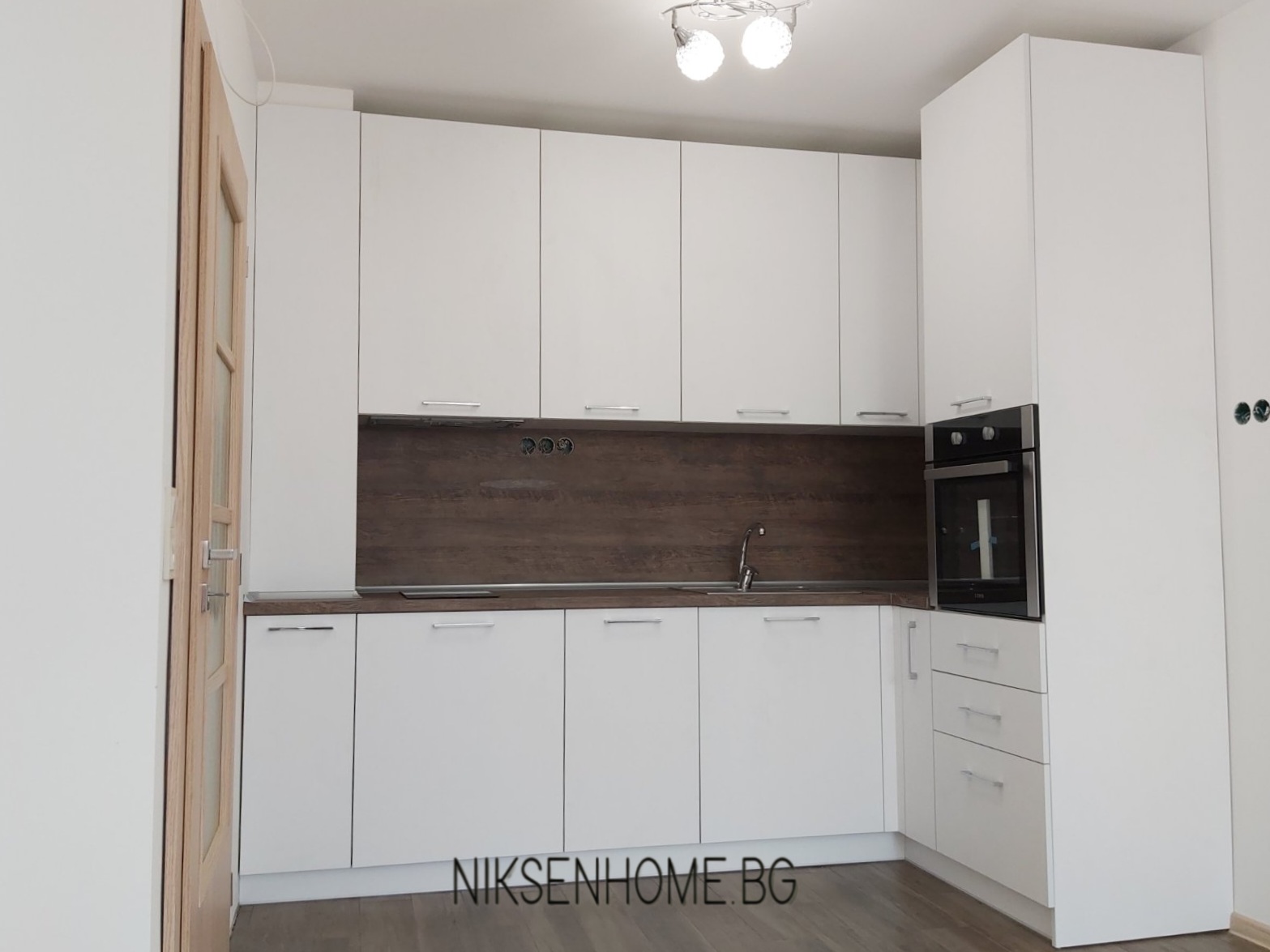 Бяла Атмосфера - Обзавеждане на всекидневна и кухня в бял мат - Image 6