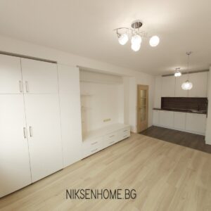 Бяла Атмосфера - Обзавеждане на всекидневна и кухня в бял мат