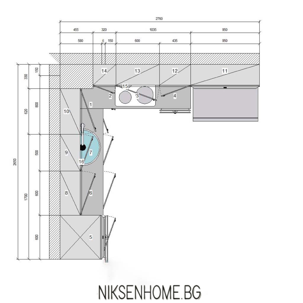 Ретро кът - кухня с визия до тавана на помещението - Image 3