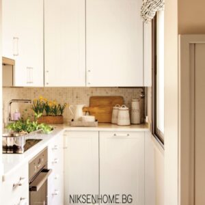 Бяла кухня на тераса