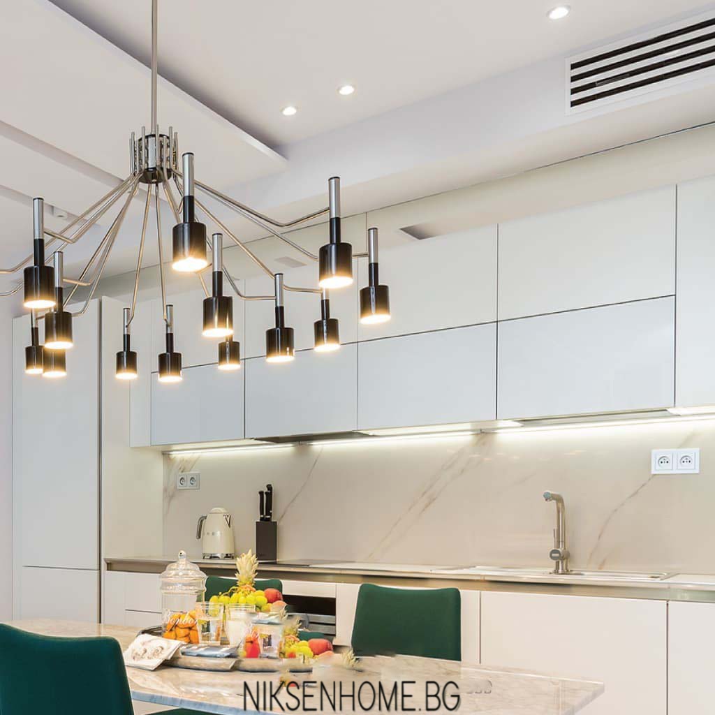 Викториански щрихи - интериорен дизайн с бяло и синьо - Image 3