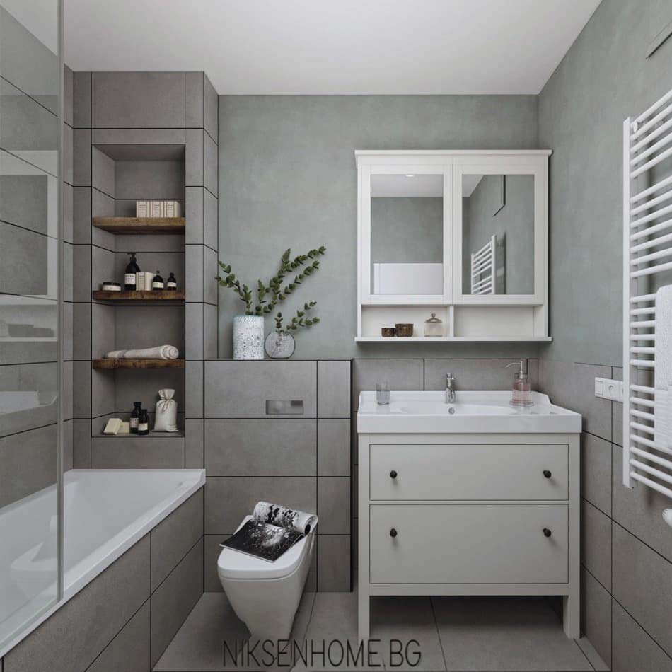 Високо в небето - интериор на апартамент в сиво - Image 2