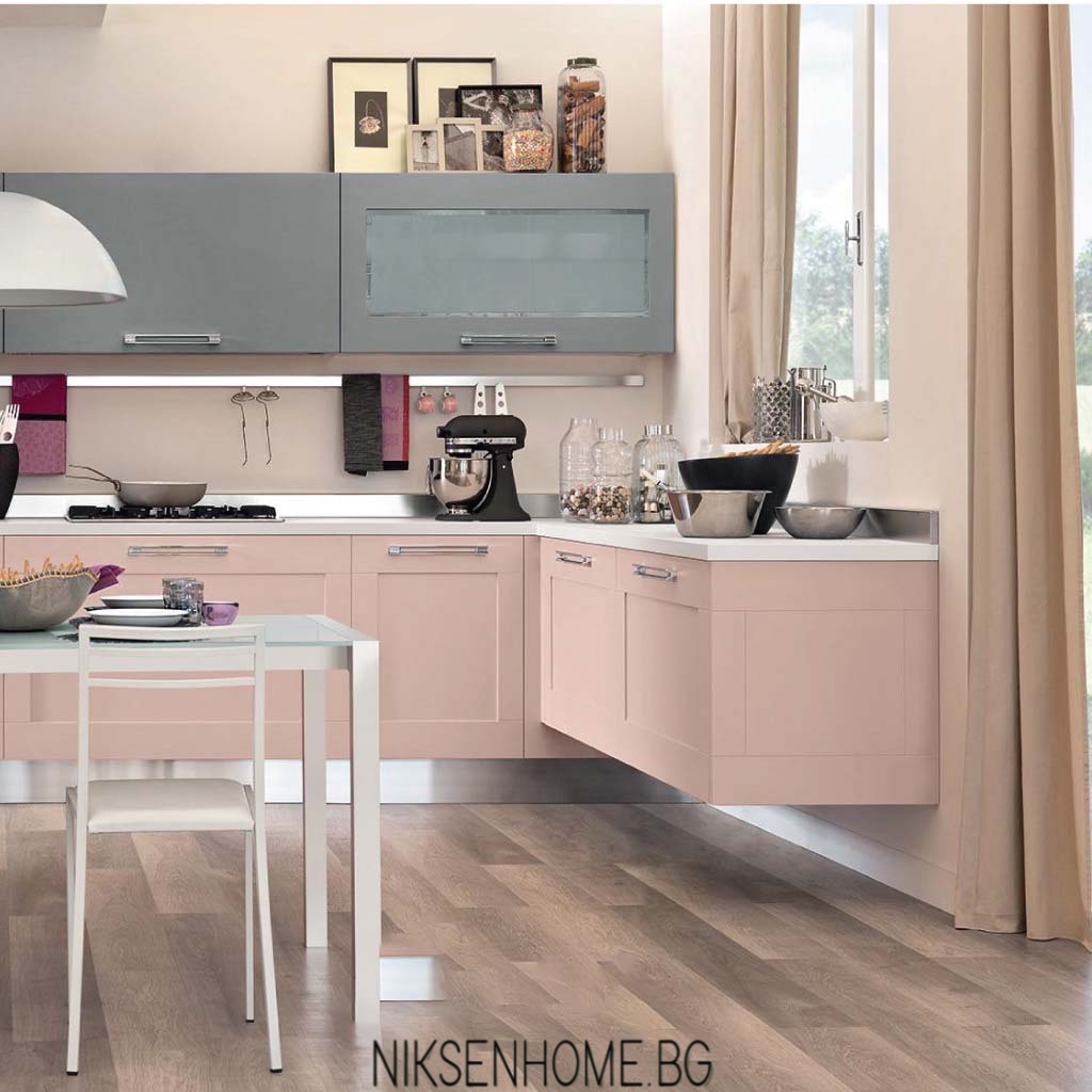 Завръщане - ретро кухня розово и сиво - Image 4