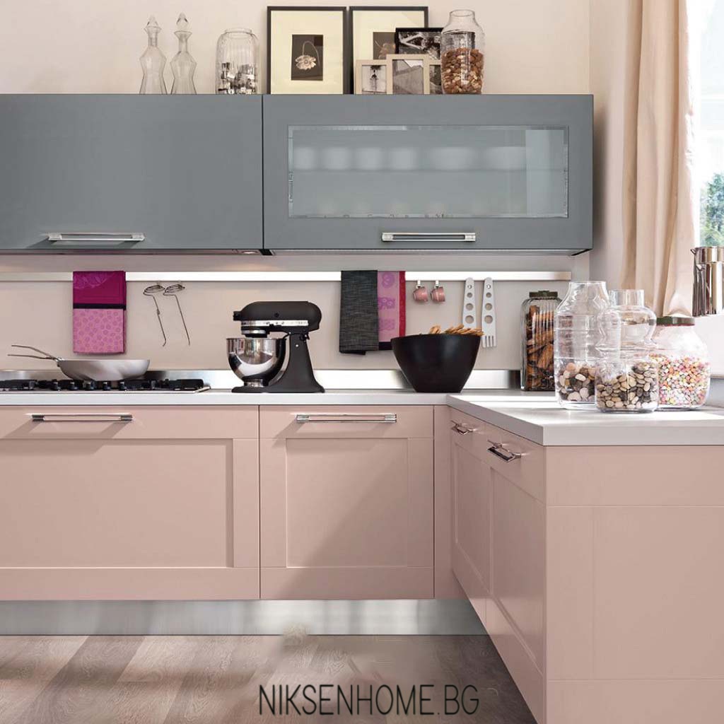 Завръщане - ретро кухня розово и сиво - Image 3