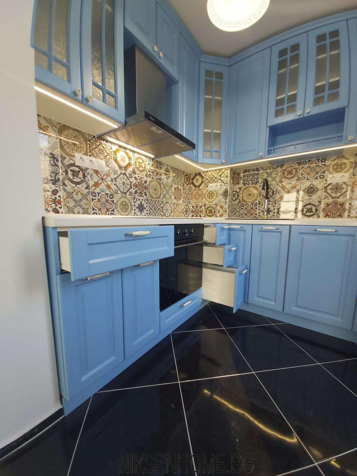 Welcome to Morocco - ретро кухня в небесно синьо - Image 3